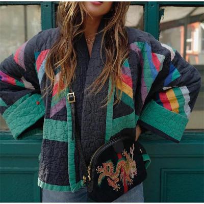 Cristina® | Coat with modern pattern for women