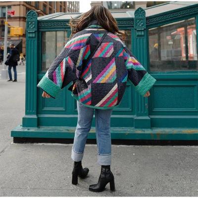 Cristina® | Coat with modern pattern for women
